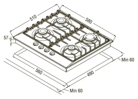 Варочная панель Schaub Lorenz SLK GE6220