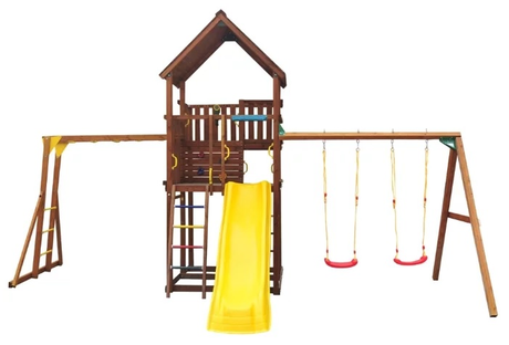 Детский городок Jungle Gym  Palace + Swing Module Xtra + Рукоход