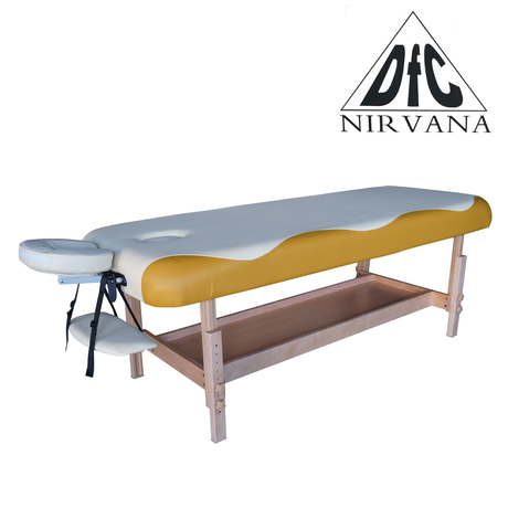 Массажный стол DFC  NIRVANA SUPERIOR бежевый с жёлтым