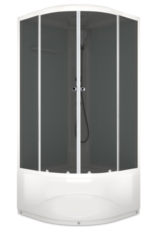 Душевая кабина Domani-Spa  Delight 110 high без электрики, светлые стенки, тонированное стекло