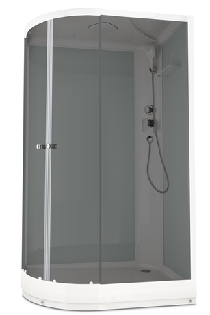 Душевая кабина Domani-Spa  Delight 128 R без электрики, светлые стенки, тонированное стекло