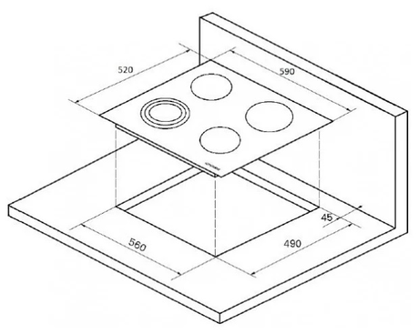Варочная панель Kuppersberg  ECS 603