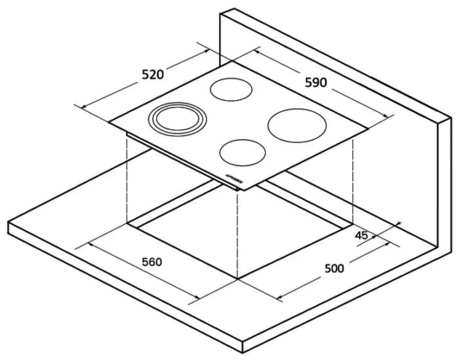 Варочная панель Kuppersberg  ECS 603 C