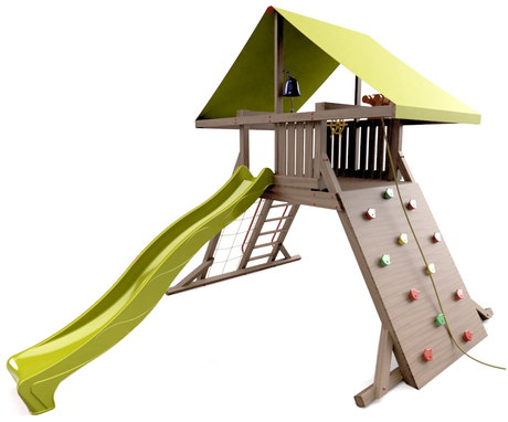 Детский городок Little Panda Замок желтый