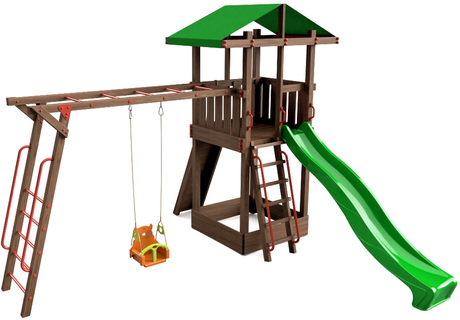 Детский городок Little Panda Непоседа 3/120 зеленый