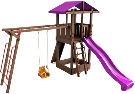 Детский городок Little Panda Непоседа 3/150 сиреневый