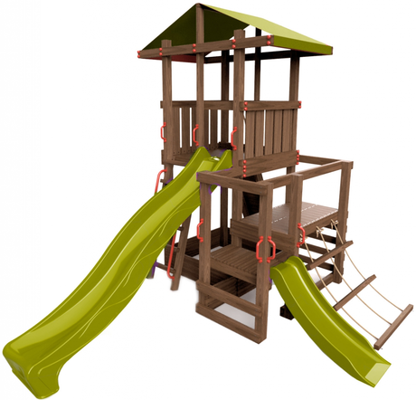 Детский городок Little Panda Непоседа 4/150 желтый