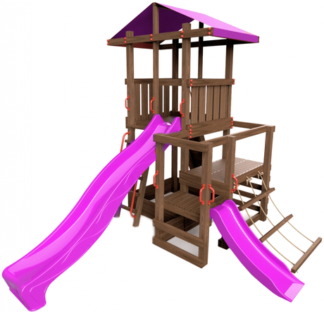 Детский городок Little Panda Непоседа 4/150 сиреневый