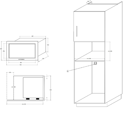 Микроволновая печь Kuppersberg  HMW 650 B
