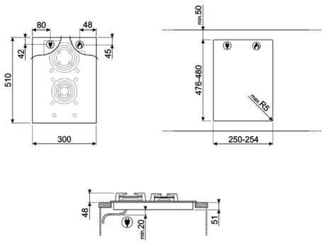Варочная панель Smeg PV332CN