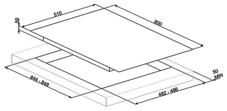 Варочная панель Smeg PV695LCNX