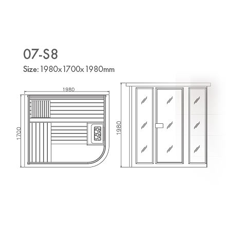 Сауна KOY H07-S8