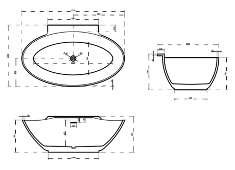 Ванна  Abber   AB9237
