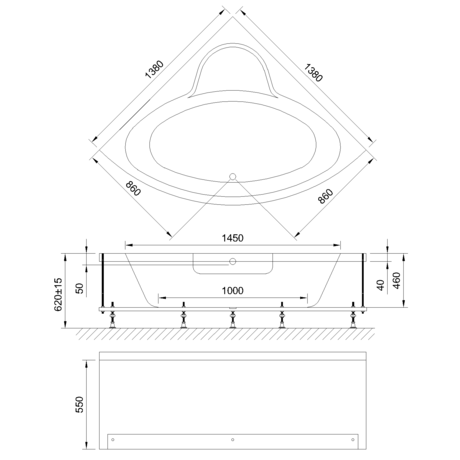Ванна  Royal Bath FANKE RB 581200