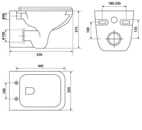 Унитаз IDDIS Vibe VIBRDSEi25