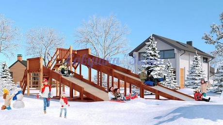 Зимняя горка Савушка Зима-7