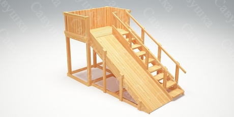 Зимняя горка Савушка Зима-3