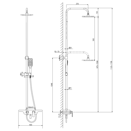 Душевая система Lemark Tropic LM7006C