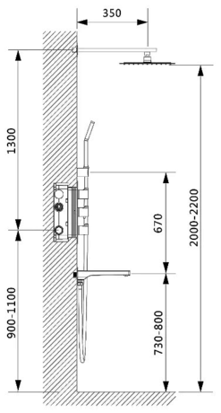 Душевая система Timo Petruma SX-5149/00SM хром