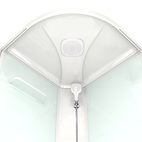 Душевая кабина Domani-Spa  Delight 99 high без электрики, чёрные стенки, тонированное стекло