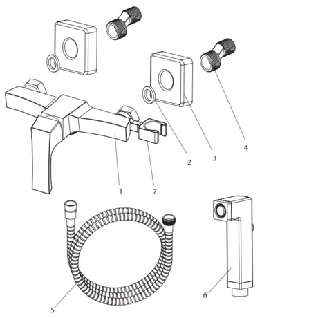 Смеситель Lemark Unit LM4518C
