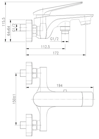 Смеситель Lemark Allegro LM5914CW