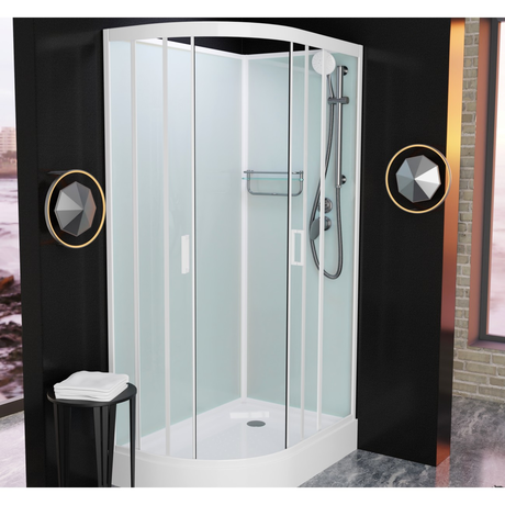 Душевая кабина Frank F418R White, без крыши