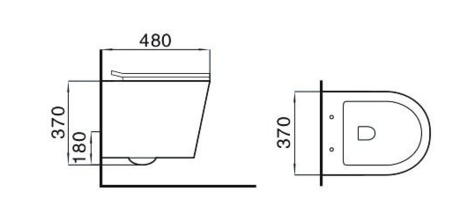 Унитаз Meer  MR-2102