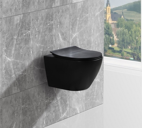 Унитаз Esbano AMAPOLA Matt Black
