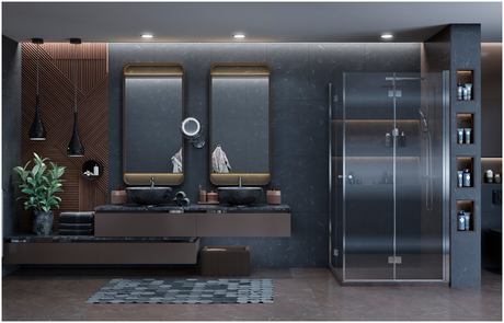 Душевое ограждение Ambassador Diamond 12011109 90x90