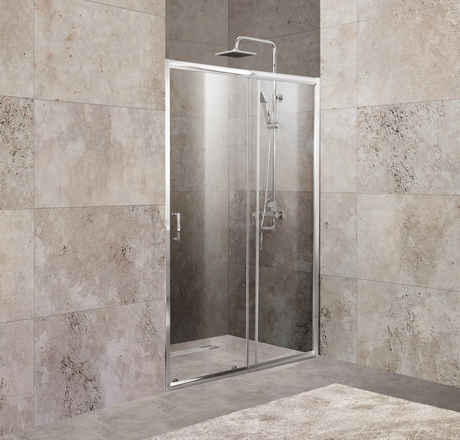 Душевое ограждение BelBagno UNIQUE-BF-1-110/125-P-Cr 