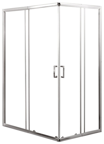 Душевое ограждение BelBagno UNIQUE-AH-2-100/115-75/90-P-Cr 