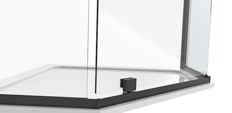 Душевое ограждение Black&White  S875- 1000