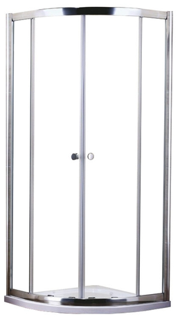 Душевое ограждение CEZARES PRATICO-R-2-100-C-Cr 