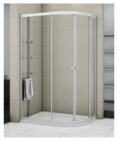 Душевое ограждение CEZARES PRATICO-RH-2-100/80-P-Cr 