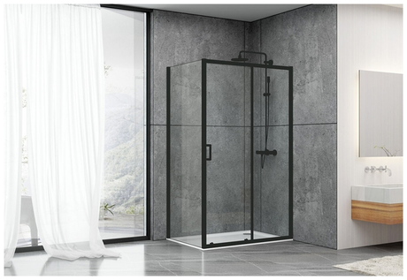 Душевое ограждение Abber   Schwarzer Diamant AG30150B-S100B