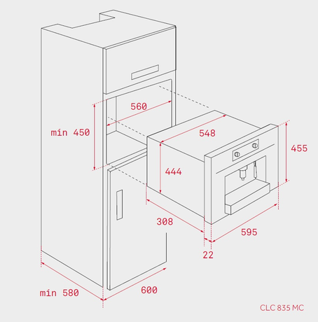 Встраиваемая кофемашина Teka  CLC 835 MC WHITE