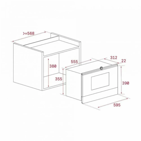 Микроволновая печь Teka  ML 822 BIS L WHITE