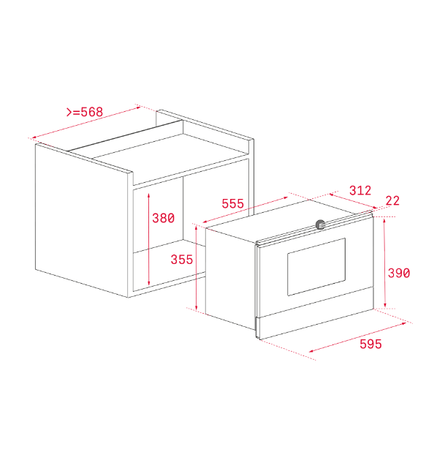 Микроволновая печь Teka  ML 8220 BIS L STONE GREY