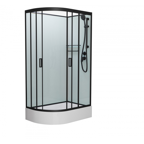 Душевая кабина Frank  F412/1R Black без крыши