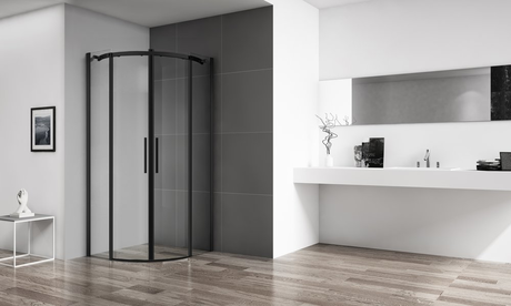 Душевое ограждение BelBagno ACQUA-R-2-90-C-NERO