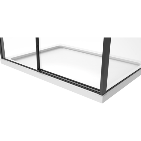 Душевое ограждение Black&White   S898-800 Black-Grey  