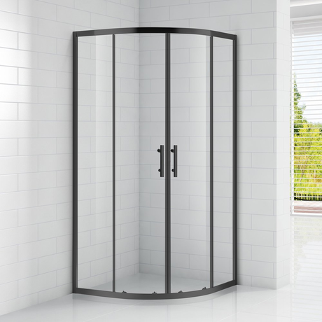 Душевое ограждение CEZARES ECO-O-R-2-90-C-NERO 
