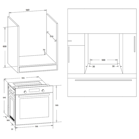 Духовой шкаф Korting  OKB 370 CMW