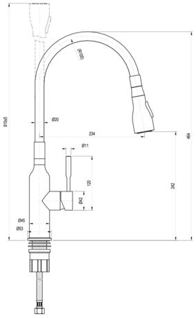 Смеситель для кухни Lemark Expert LM5082S-White