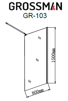 Душевое ограждение Grossman   GR-103 