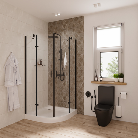 Душевое ограждение Niagara   NG-6815-08 BLACK 